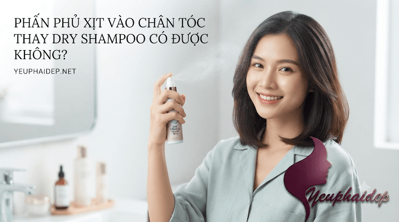 Phấn Phủ Xịt Vào Chân Tóc Thay Dry Shampoo Có Được Không?