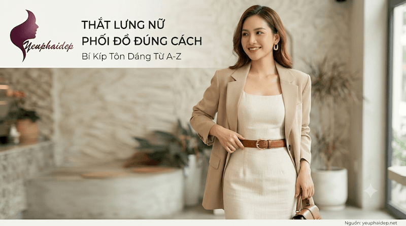 Thắt Lưng Nữ Phối Đồ Đúng Cách — Bí Kíp Tôn Dáng Từ A-Z