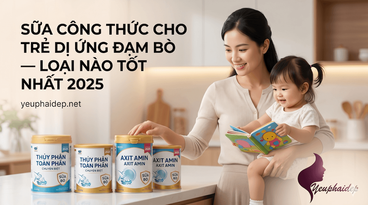 Sữa Công Thức Cho Trẻ Dị Ứng Đạm Bò Loại Nào Tốt Nhất 2025
