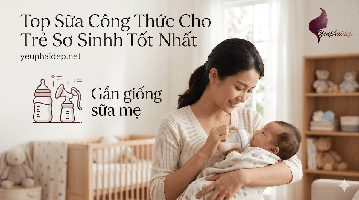 Top Sữa Công Thức Cho Trẻ Sơ Sinh Tốt Nhất Gần Giống Sữa Mẹ