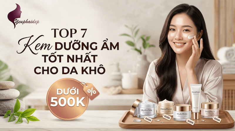 Top 7 Kem Dưỡng Ẩm Tốt Nhất Cho Da Khô Dưới 500K